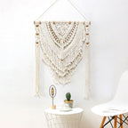 New Retro Style Woven Tapestry Handmade Home Fabric Bedroom Decorative Wall Hangings - Grand Goldman