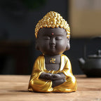 New Zisha Small Tathagata Buddha Statue Zen Car Ornament - Grand Goldman