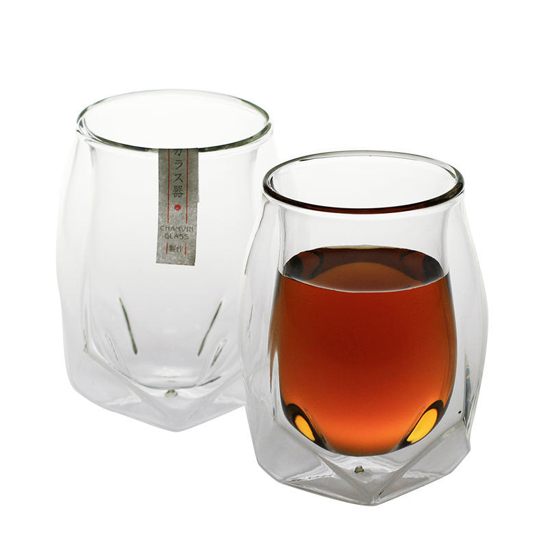 Niche Japanese Style Heat-Resistant Glass Tea Cup - Grand Goldman