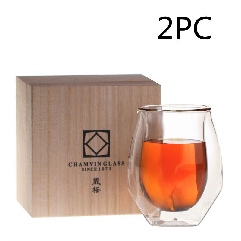 Niche Japanese Style Heat-Resistant Glass Tea Cup - Grand Goldman