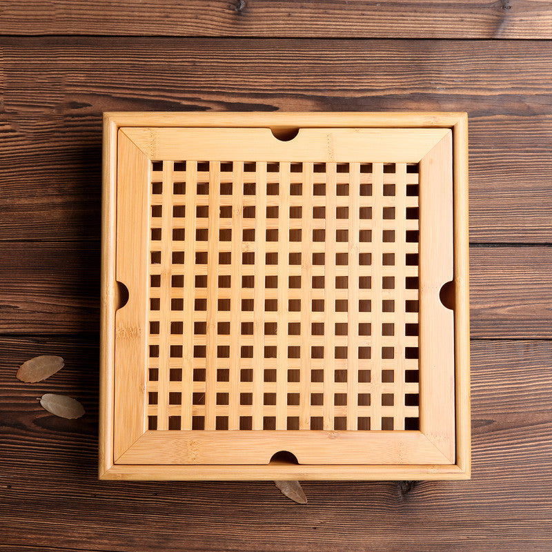 Ningya bamboo tea tray square size tea table - Grand Goldman