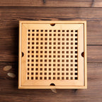 Ningya bamboo tea tray square size tea table - Grand Goldman