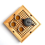 Ningya bamboo tea tray square size tea table - Grand Goldman