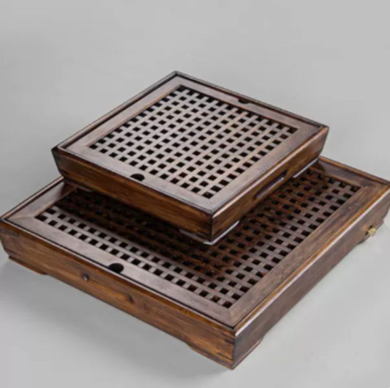 Ningya bamboo tea tray square size tea table - Grand Goldman
