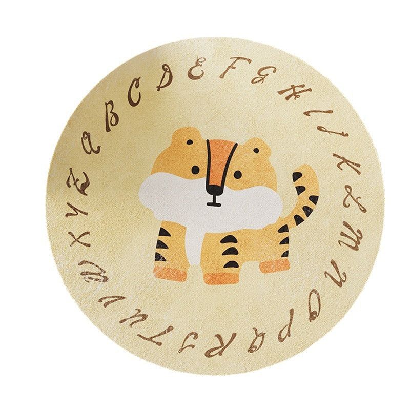 Nordic Cartoon Animal Round Carpet - Grand Goldman