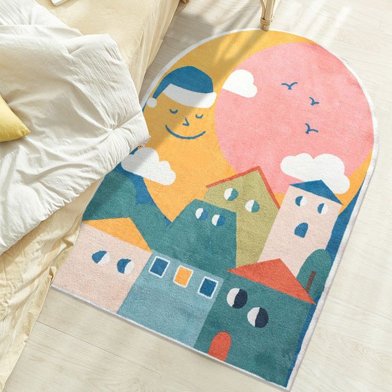 Nordic Family Children's Room Cartoon Carpet - Grand Goldman