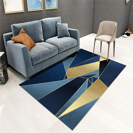 Nordic Light luxury printed carpet mat - Grand Goldman