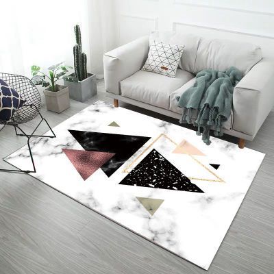 Nordic Marble Pattern Living Room Sofa Rug - Grand Goldman