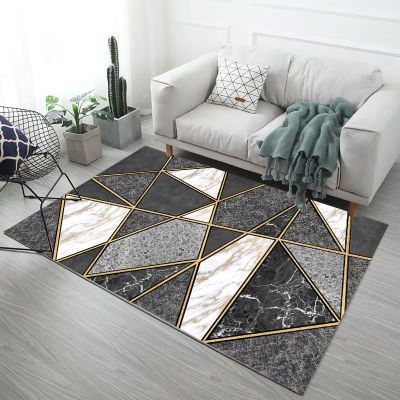 Nordic Marble Pattern Living Room Sofa Rug - Grand Goldman