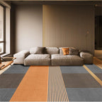 Nordic Modern Light Luxury Orange Malaysian Carpet - Grand Goldman