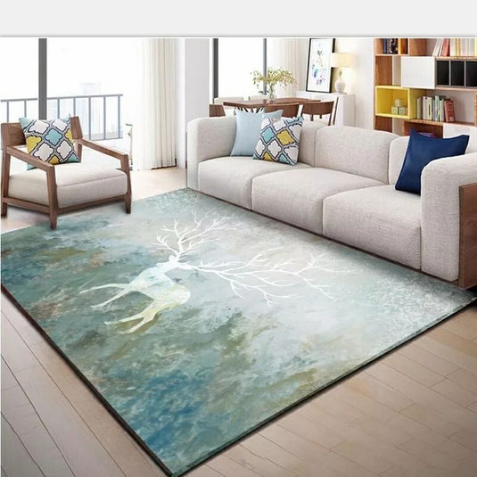 Nordic Modern Minimalist Living Room Coffee Table Carpet - Grand Goldman