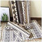 Nordic cotton and linen tassel carpet - Grand Goldman