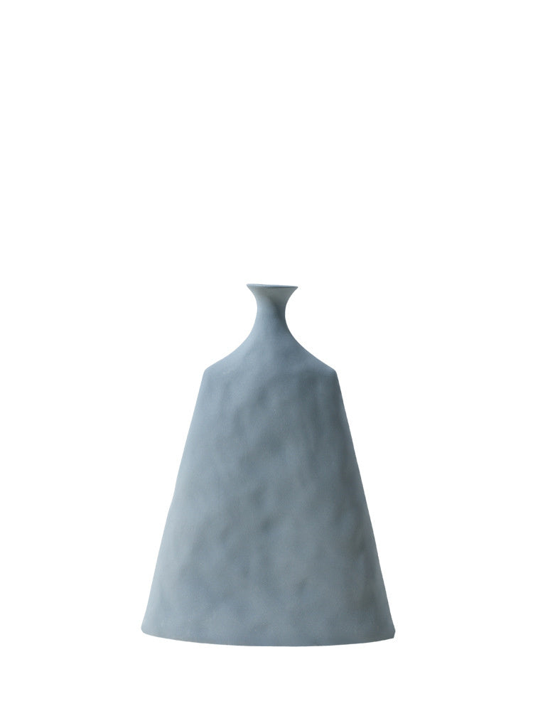 Nordic Art Plain Ceramic Vase - Grand Goldman