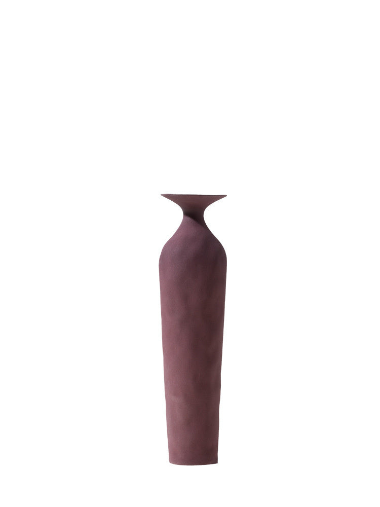 Nordic Art Plain Ceramic Vase - Grand Goldman