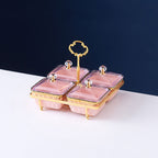 Nordic Ceramic Fruit Platter Creative Divided Plate Set - Grand Goldman