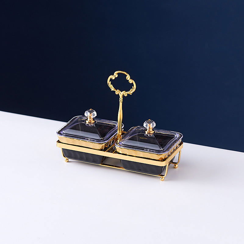 Nordic Ceramic Fruit Platter Creative Divided Plate Set - Grand Goldman