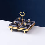 Nordic Ceramic Fruit Platter Creative Divided Plate Set - Grand Goldman