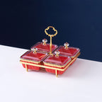 Nordic Ceramic Fruit Platter Creative Divided Plate Set - Grand Goldman