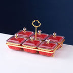 Nordic Ceramic Fruit Platter Creative Divided Plate Set - Grand Goldman