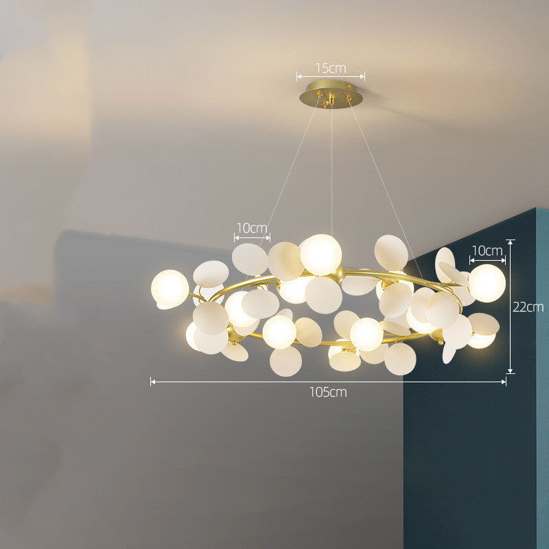 Nordic Chandelier Modern Minimalist Living Room Bedroom Lighting - Grand Goldman