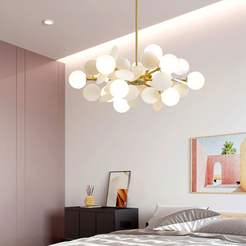 Nordic Chandelier Modern Minimalist Living Room Bedroom Lighting - Grand Goldman