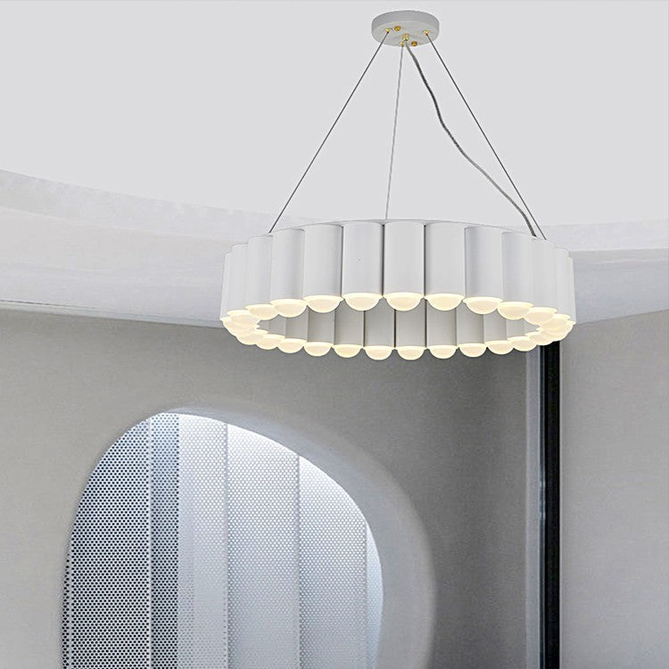 Nordic Chandelier Simple Modern Living Room Lamp Duplex Villa Bedroom Study - Grand Goldman