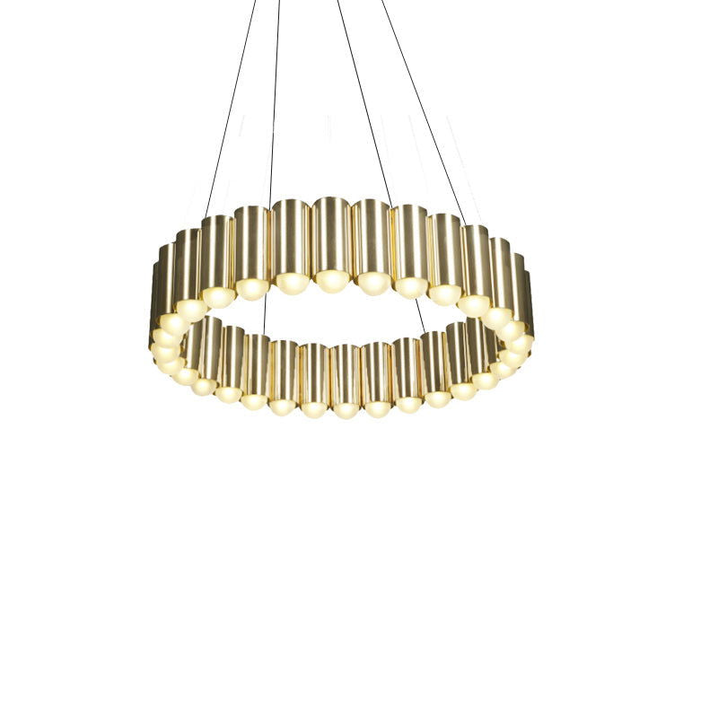 Nordic Chandelier Simple Modern Living Room Lamp Duplex Villa Bedroom Study - Grand Goldman