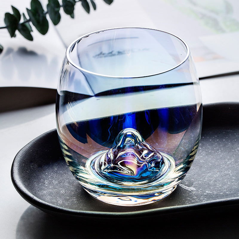 Nordic Colorful Glass Rainbow Glass Family Drinking Water Cup Dazzling Cup - Grand Goldman