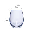Nordic Colorful Glass Rainbow Glass Family Drinking Water Cup Dazzling Cup - Grand Goldman