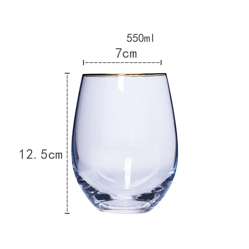 Nordic Colorful Glass Rainbow Glass Family Drinking Water Cup Dazzling Cup - Grand Goldman