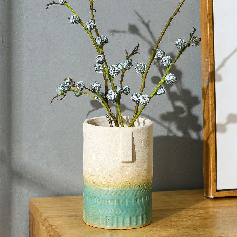 Nordic Creative Ceramic Vase Home European Decoration Living Room - Grand Goldman