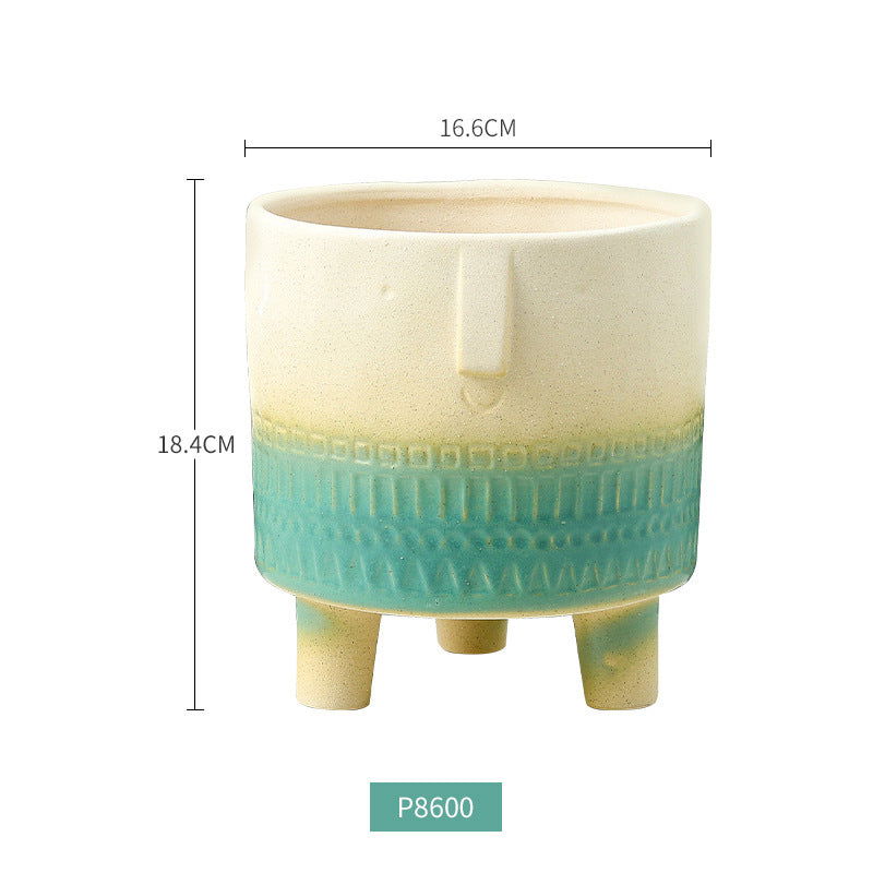 Nordic Creative Ceramic Vase Home European Decoration Living Room - Grand Goldman