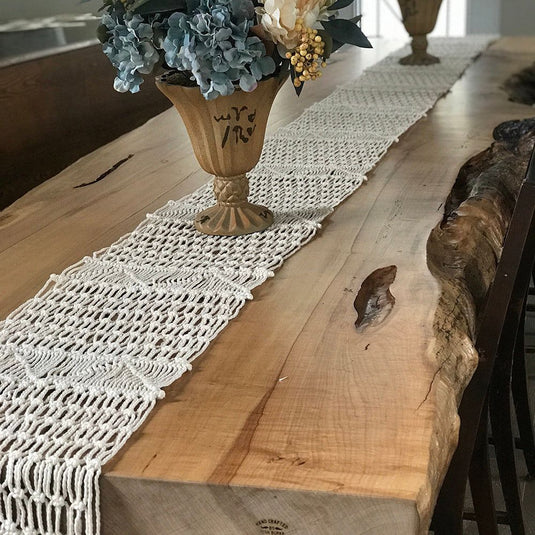 Nordic Decorative Hand Woven Table Carpet - Grand Goldman