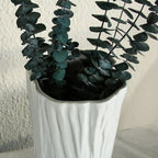 Nordic Home White Ceramic Trunk Vase - Grand Goldman