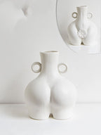 Nordic Human Body Ceramics Vases Home Decoration Accessories Office Dining Table Flower Arrangement Container Dried Flower Vases - Grand Goldman