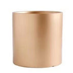 Nordic Industrial Style Colorful Ceramic Flowerpot Succulent Planter Green Plants Cylindrical Shape Flower Pot With Hole Tray - Grand Goldman