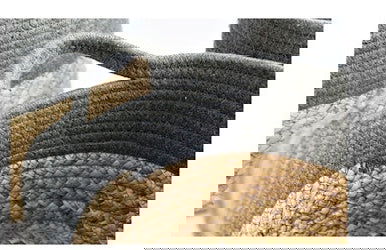 Nordic Ins Cotton Straw Woven Storage Bucket Basket Sundries Basket - Grand Goldman