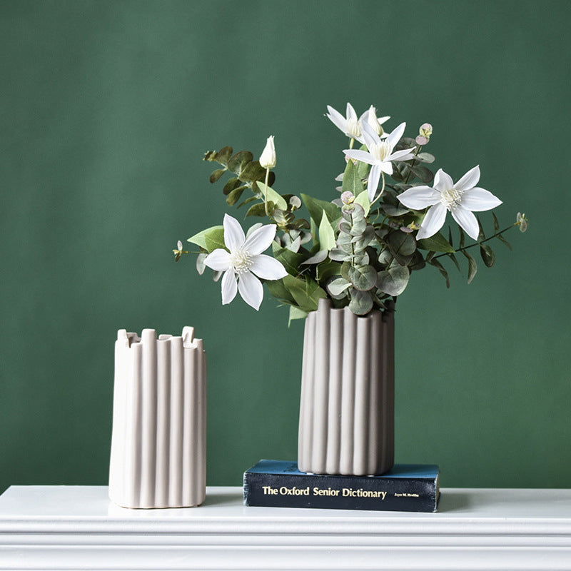 Nordic Irregular Home Ceramic Decorative Vase - Grand Goldman