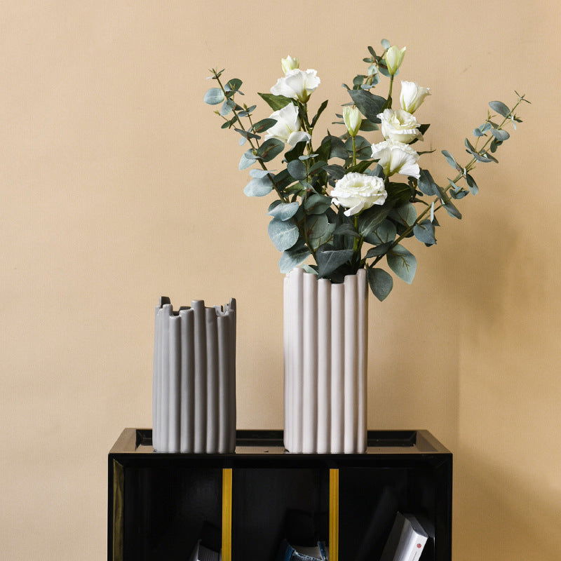 Nordic Irregular Home Ceramic Decorative Vase - Grand Goldman