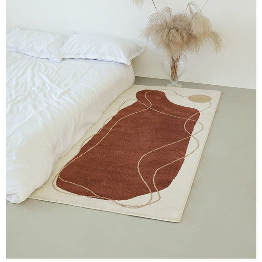 Nordic Light Luxury Abstract Art Minimalist Carpet - Grand Goldman