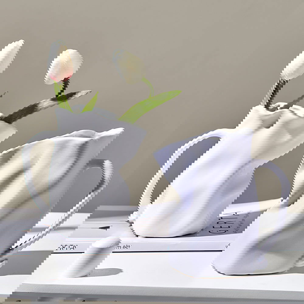 Nordic Luxury Electroplated Ceramic Vase Ornaments - Grand Goldman