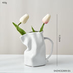 Nordic Luxury Electroplated Ceramic Vase Ornaments - Grand Goldman