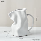 Nordic Luxury Electroplated Ceramic Vase Ornaments - Grand Goldman