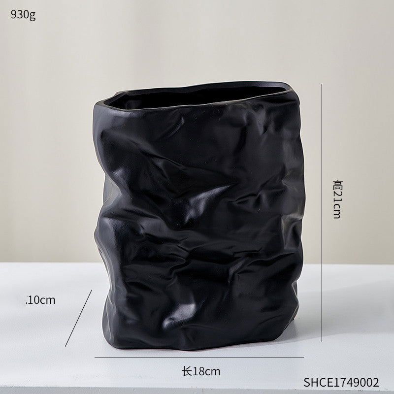 Nordic Luxury Electroplated Ceramic Vase Ornaments - Grand Goldman