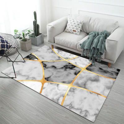 Nordic Marble Pattern Living Room Sofa Rug - Grand Goldman