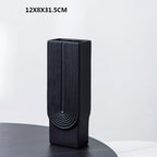 Nordic Minimalist Ceramic Vase With Water - Grand Goldman