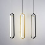 Nordic Minimalist Oval Bedside Chandelier - Grand Goldman