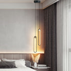 Nordic Minimalist Oval Bedside Chandelier - Grand Goldman
