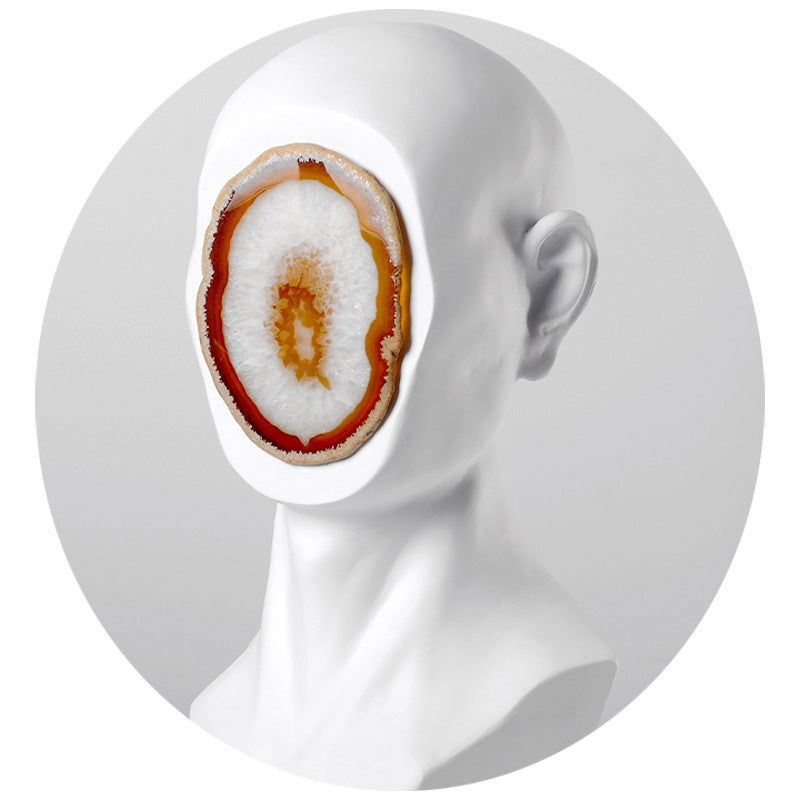 Nordic Modern Resin Sketch Portrait Sculptured Ornaments - Grand Goldman
