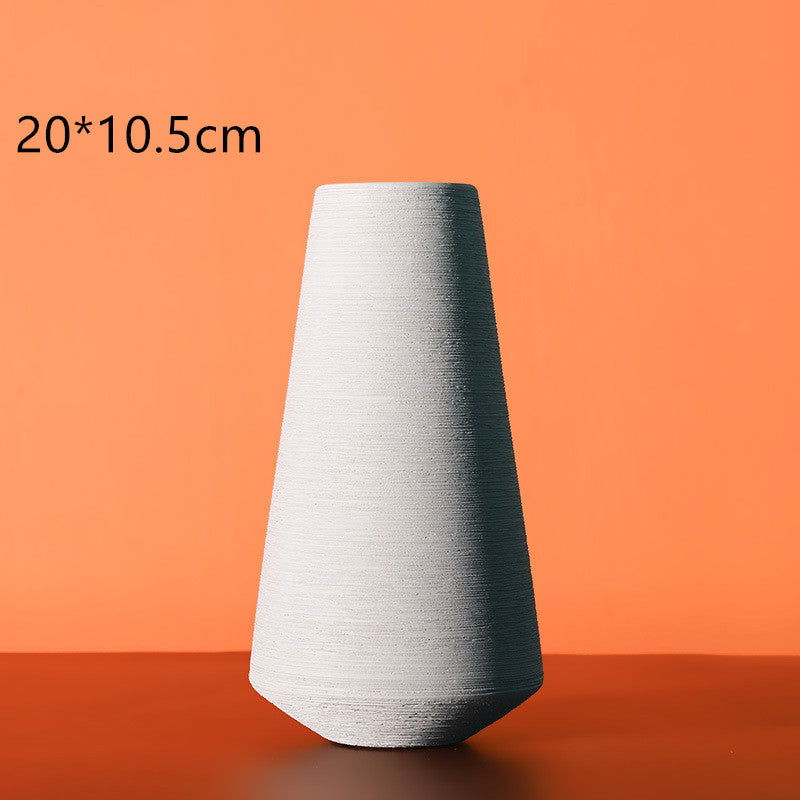 Nordic Morandi Brushed Ceramic Vase - Grand Goldman